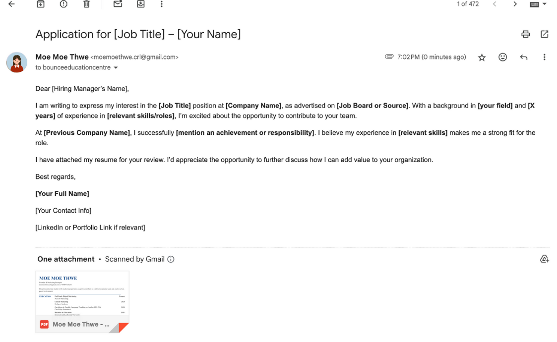 Want a Job This Is Exactly How - Email%20Example